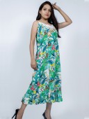 TROPICAL PRINTED DRESS