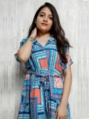 PRINTED KNEE LENGTH TUNIC