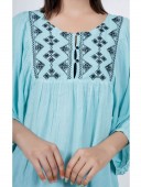 RAYON EMBROIDERED BLOUSE