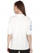 RAYON EMBROIDERED BLOUSE