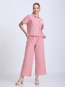 YARN DYED SHIRT AND TROUSER SET